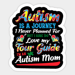 Autism Is A Journey Sticker